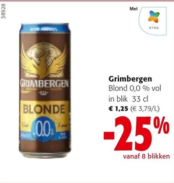 Colruyt Grimbergen Blond 0,0 % vol aanbieding