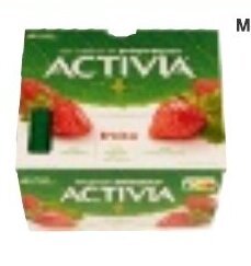 Colruyt Danone Activia Aardbei 4 x 125 g aanbieding