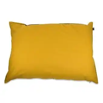 Leen Bakker Kussen Tivoli XL - geel - 100x70 cm - Leen Bakker aanbieding