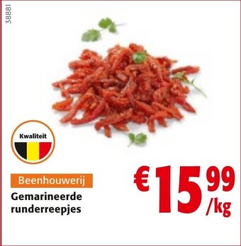 Colruyt Gemarineerde runderreepjes aanbieding