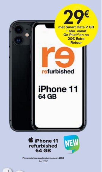 Carrefour iPhone 11 64 GB aanbieding