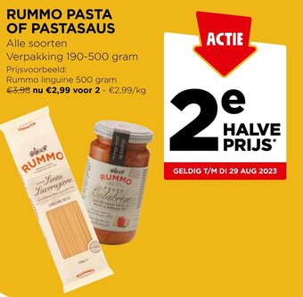 Jumbo RUMMO PASTA OF PASTASAUS aanbieding