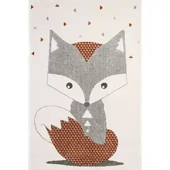 Leen Bakker Art for Kids kindertapijt Vos - bruin - 100x150 cm - Leen Bakker aanbieding
