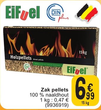 Zak pellets 100 % naaldhout