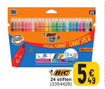 Cora BIC 24 stiften aanbieding