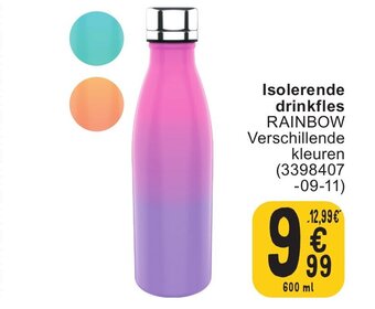 Cora Isolerende drinkfles RAINBOW aanbieding