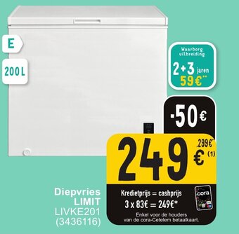 Cora Diepvries LIMIT LIVKE201 aanbieding