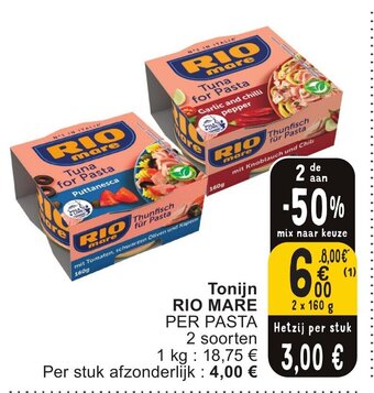 Cora Tonijn RIO MARE aanbieding