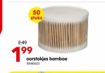 Yess oorstokjes bamboe aanbieding