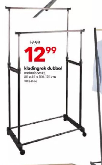 kledingrek dubbel