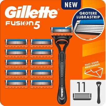 Bol.com Gillette fusion5 - 1 scheermes voor mannen - 11 scheermesjes aanbieding