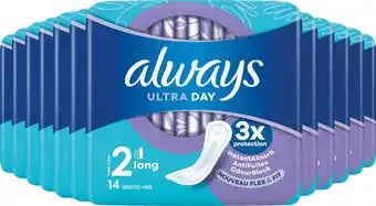 Bol.com Always ultra - maandverband - long (maat 2) - voordeelverpakking 12 x 14 stuks aanbieding