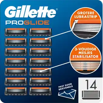 Bol.com Gillette proglide - 14 scheermesjes voor mannen aanbieding