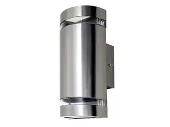 Brico Lutec wandverlichting Focus metaal rvs 2xGU10 aanbieding