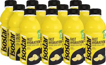 Bol.com Isostar fast hydration pet lemon 12x500 ml aanbieding