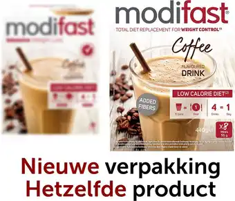 Bol.com Modifast intensive milkshake koffie 800 kcal-440g aanbieding