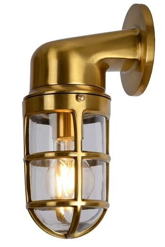 Brico Lucide wandverlichting Dudley goud E27 aanbieding