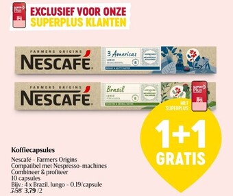 Delhaize Koffiecapsules aanbieding