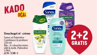Delhaize Douchegel of -crème aanbieding