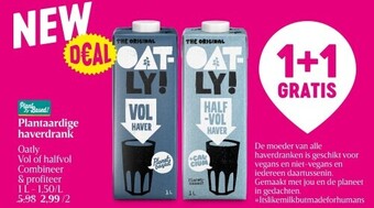 Delhaize Plantaardige haverdrank aanbieding