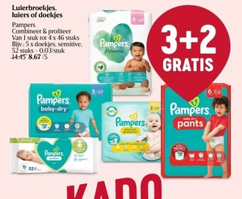 Delhaize Luierbroekjes, luiers of doekjes aanbieding