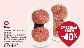 Delhaize Burger aanbieding