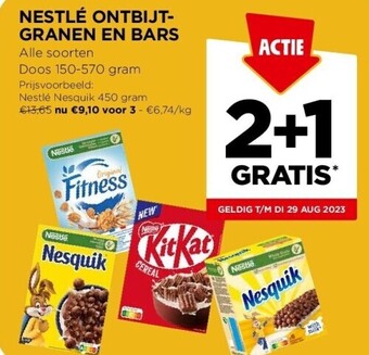 Nestlé ontbijtgranen en bars