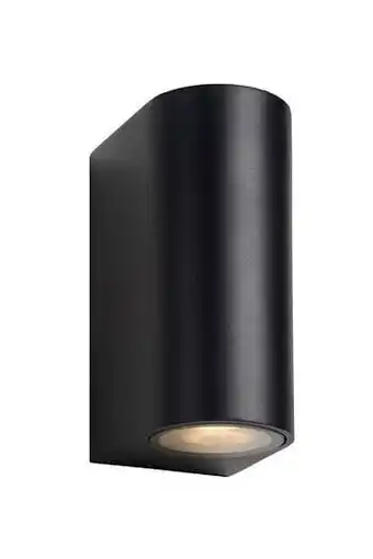 Brico Lucide wandverlichting Zora-led zwart GU10 2x5W aanbieding