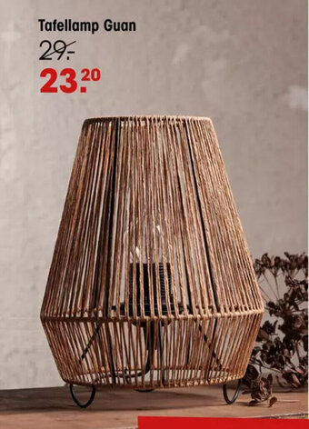 Kwantum Tafellamp Guan aanbieding