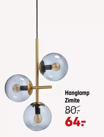 Kwantum Hanglamp Zimite aanbieding