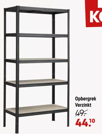 Opbergrek Verzinkt