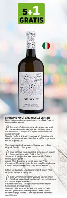 BelBev MANZANE PINOT GRIGIO DELLE VENEZIE aanbieding