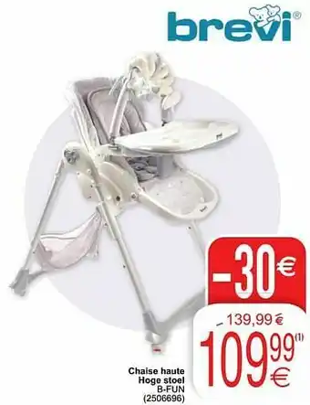 Cora Chaise haute hoge stoel b-fun aanbieding