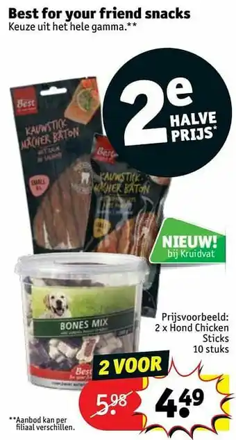 Kruidvat Best for your friend snacks aanbieding