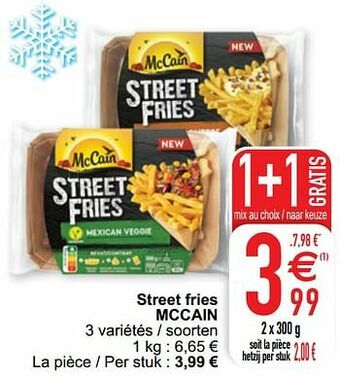 Street fries mccain