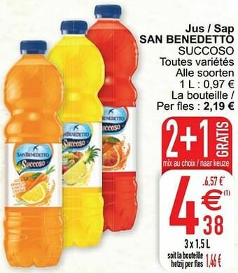 Cora Jus - sap san benedetto succoso aanbieding
