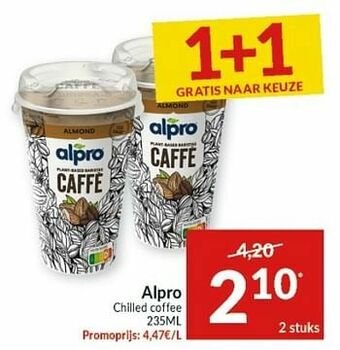 Intermarché Alpro chilled coffee aanbieding