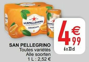 Cora San pellegrino aanbieding