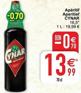 Cora Apéritif aperitief cynar aanbieding