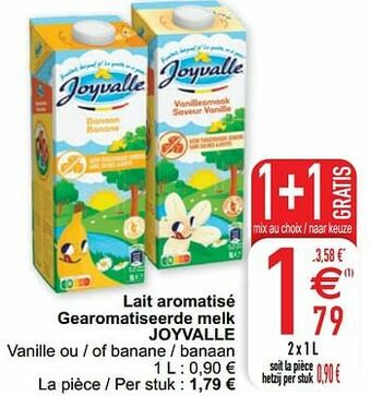 Cora Lait aromatisé gearomatiseerde melk joyvalle aanbieding
