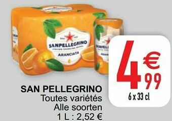 Cora San pellegrino aanbieding
