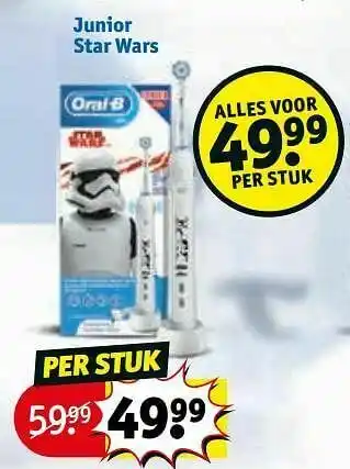 Kruidvat Junior star wars aanbieding