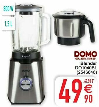 Cora Domo elektro blender do1040bl aanbieding