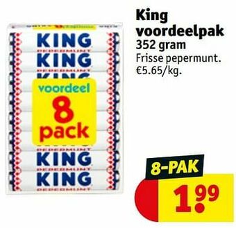 Kruidvat King voordeelpak aanbieding
