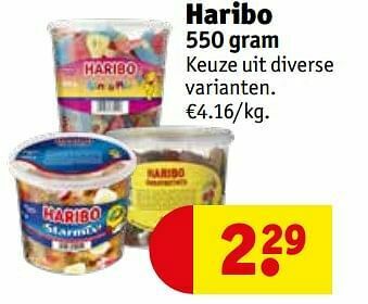 Kruidvat Haribo aanbieding
