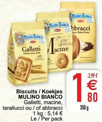 Cora Biscuits - koekjes mulino bianco aanbieding