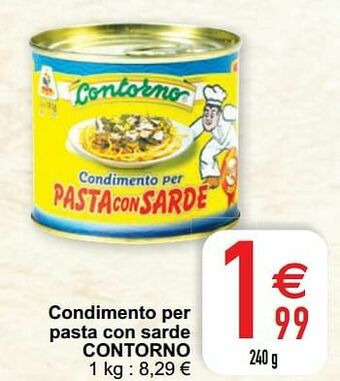 Cora Condimento per pasta con sarde contorno aanbieding