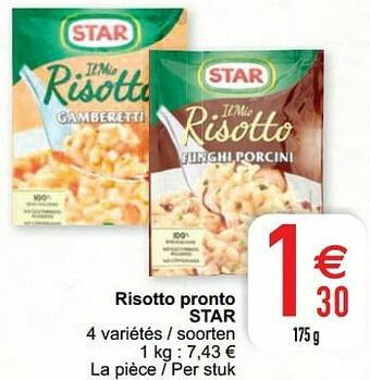 Cora Risotto pronto star aanbieding