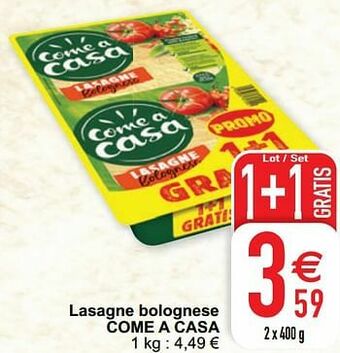Cora Lasagne bolognese come a casa aanbieding