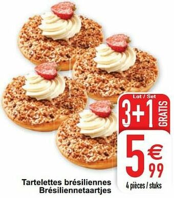 Tartelettes brésiliennes brésiliennetaartjes